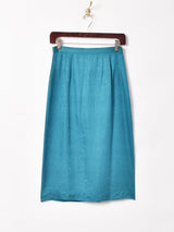 織り柄 シルクタイトスカート