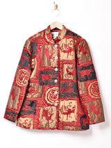 アメリカ製 スタンドカラー デザインジャケット