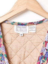 花柄 キルティングジャケット