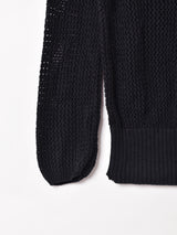 かぎ編み コットンセーター