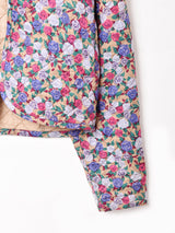 花柄 キルティングジャケット