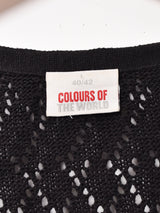 透かし編み カシュクールセーター