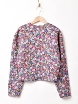 花柄 キルティングジャケット