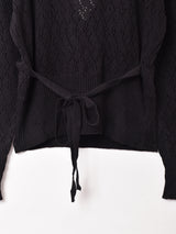 透かし編み カシュクールセーター