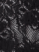 花柄 メッシュ ポンチョ