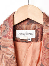 花柄 テーラードジャケット