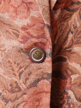 花柄 テーラードジャケット