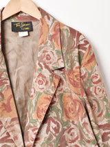 アメリカ製 総柄 テーラードジャケット