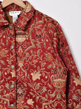 総柄 ジャガード織りジャケット