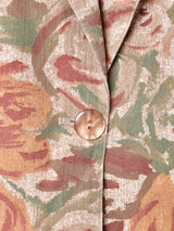 アメリカ製 総柄 テーラードジャケット