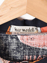 総柄 長袖シャツ