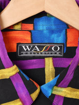 総柄 半袖シャツ