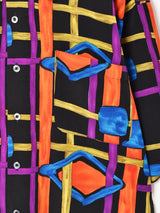 総柄 半袖シャツ