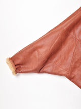 イタリア製 ボアレザーコート