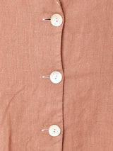 後染めリネンジャケット