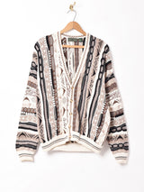 3Dコットンニット カーディガン