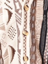 3Dコットンニット カーディガン