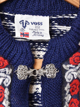 ノルウェー製 メタルフック ノルディックカーディガン