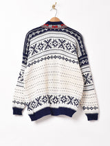 ノルウェー製 メタルフック ノルディックカーディガン