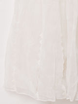 ヴィンテージ ホワイトシアードレス