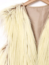 イングランド製 フェイクファーべスト