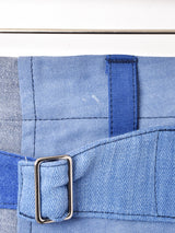 リメイク ユーロワーク パッチワーク レースアップジョッパーズパンツ W30