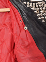 リメイク スタッズ ダブルライダースジャケット