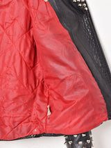 リメイク スタッズ ダブルライダースジャケット