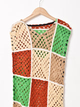 リメイク クロシェニット ロングベスト