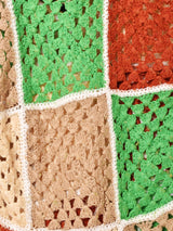 リメイク クロシェニット ロングベスト