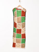 リメイク クロシェニット ロングベスト