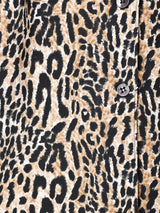 アメリカ製 レオパード柄 オープンカラーシャツ