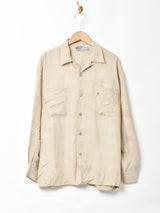 バックプリント 長袖シャツ