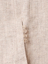 ルーマニア製 ノーカラー パフスリーブジャケット