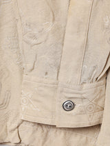 バックプリント 長袖シャツ