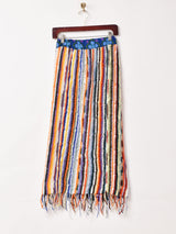 リメイク クロシェニット フリンジ スカート