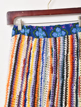 リメイク クロシェニット フリンジ スカート