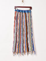 リメイク クロシェニット フリンジ スカート