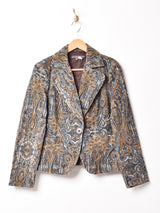 総柄 コーデュロイジャケット