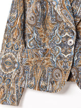 総柄 コーデュロイジャケット