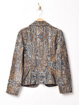 総柄 コーデュロイジャケット