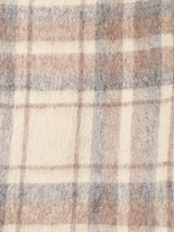 チェック ノーカラージャケット