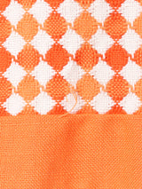 総柄 ノーカラージャケット