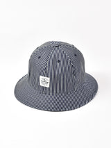 【2色展開】パッチ付き コットン メトロハット