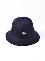 【2色展開】パッチ付き コットン メトロハット