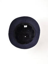 【2色展開】パッチ付き コットン メトロハット