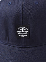 【2色展開】パッチ付き コットン メトロハット