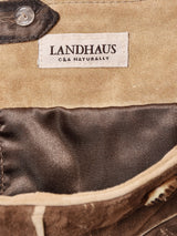 スエード フリルミニスカート