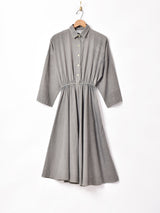 アメリカ製 後染め 長袖ワンピース