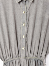 アメリカ製 後染め 長袖ワンピース